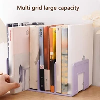 Clear Bag Storage Shelf Divider Acrylic Closet Finishing Divider Purse Handbag Storage Rack Handbag Books Organizer 4 Grids 2