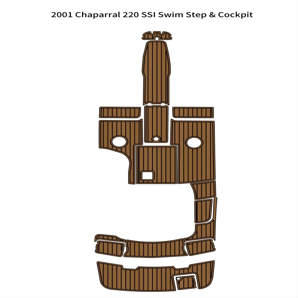 VEVOR Revêtement de sol pour bateau en mousse EVA 2400 x 1160 x 6 mm, plancher de revêtement de