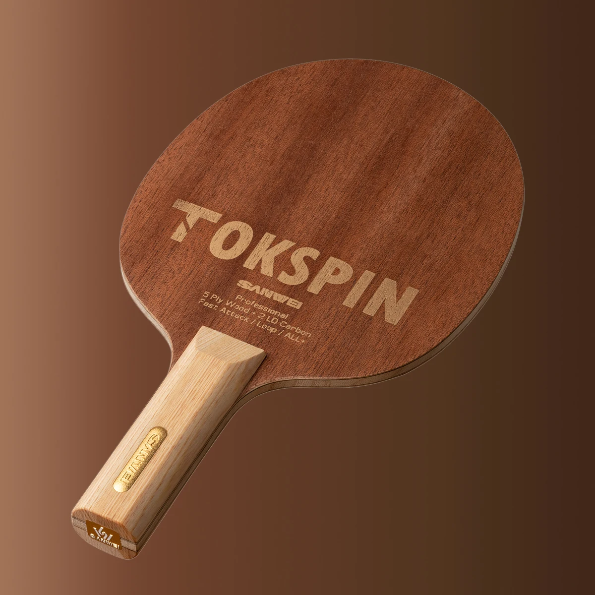 SANWEI TOKSPIN Sapele Carbon Table Tennis Blade Racket Loop