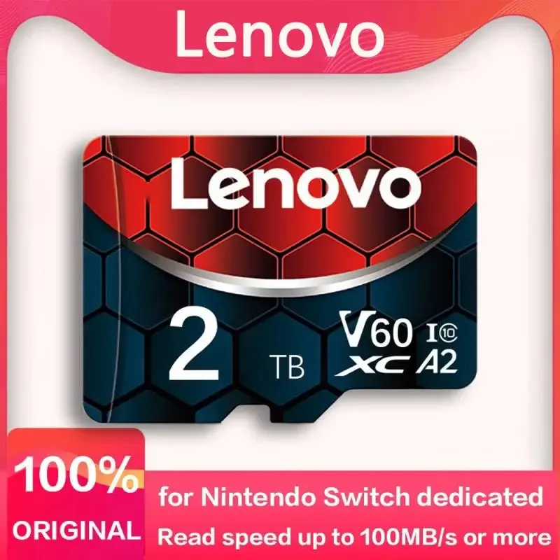 Scheda Sd Lenovo U3 Micro Tf Scheda Di Memoria V30 128Gb 256Gb 512Gb Scheda Sd Ad Alta Velocità Cartao De Memoria Per Nintendo Switch Steam Deck