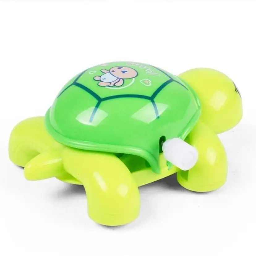1 Pcs Cartoon Animal Clockwork Tortoise Baby Turtles Toys Infant Crawling Wind UpToy Educational Kids Cla