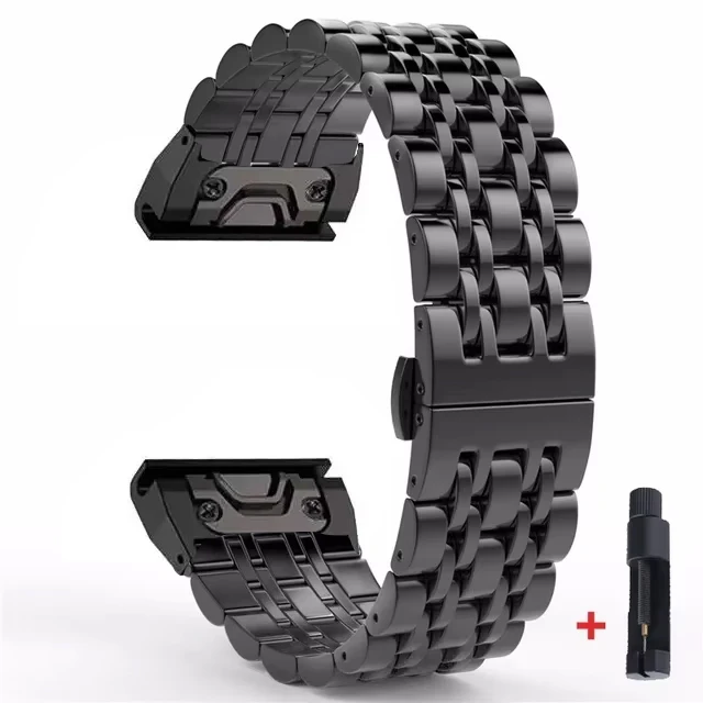 Premium Stainless Steel QuickFit Watch Band – 22mm & 26mm Adjustable Bracelet