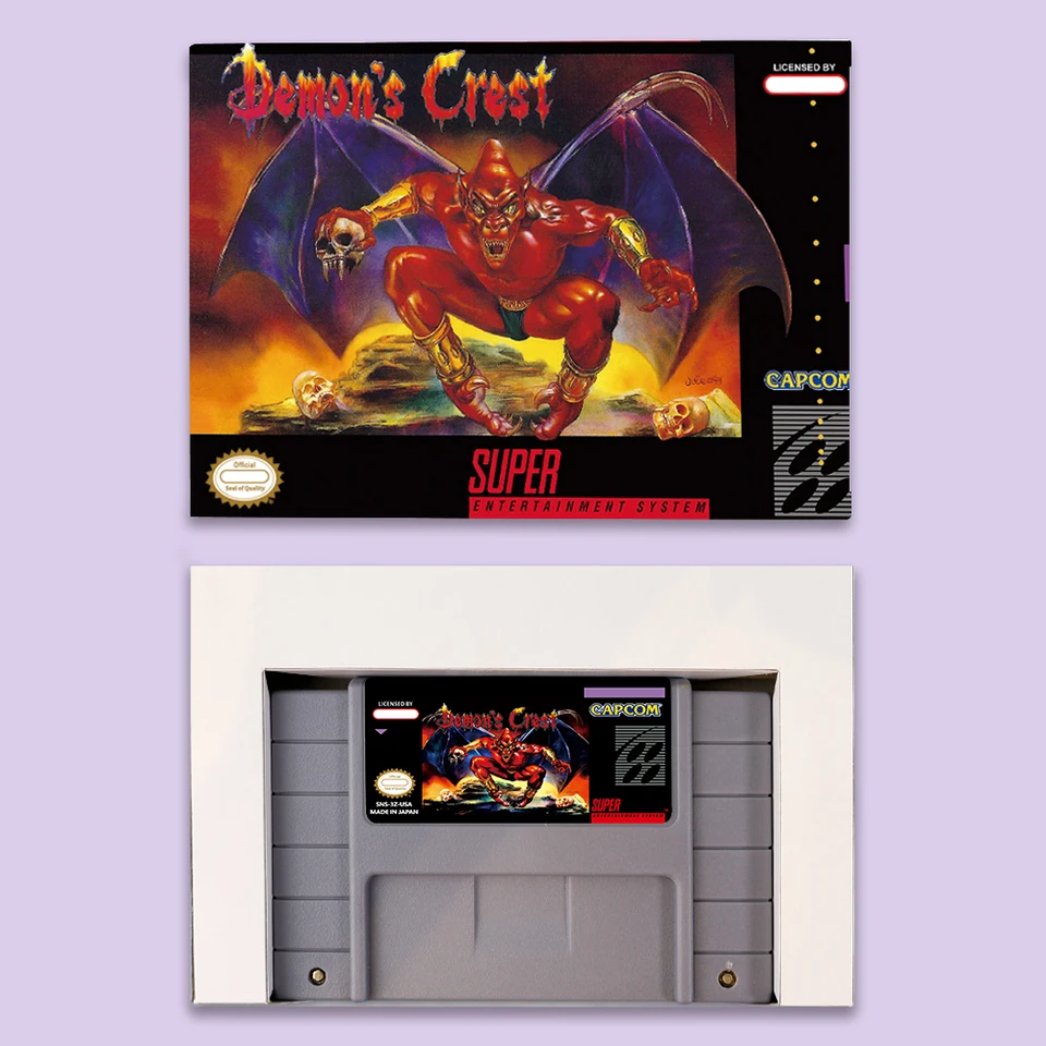 Capcom Demon's Crest Demon's Crest (SNES) Super Nintendo