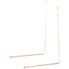 Copper Dowsing Rods - 99.9% Pure Copper 2PCS Divining Rods Energy Water Witching Detector 6