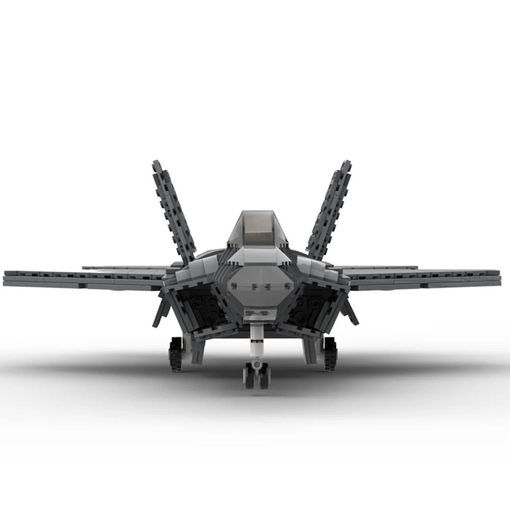 

1278PCS WW2 Military MOC 1:35 scale Kf 21 jet fighter model DIY creative ideas high-tech Children Toy Gift Fighter Plane Blocks