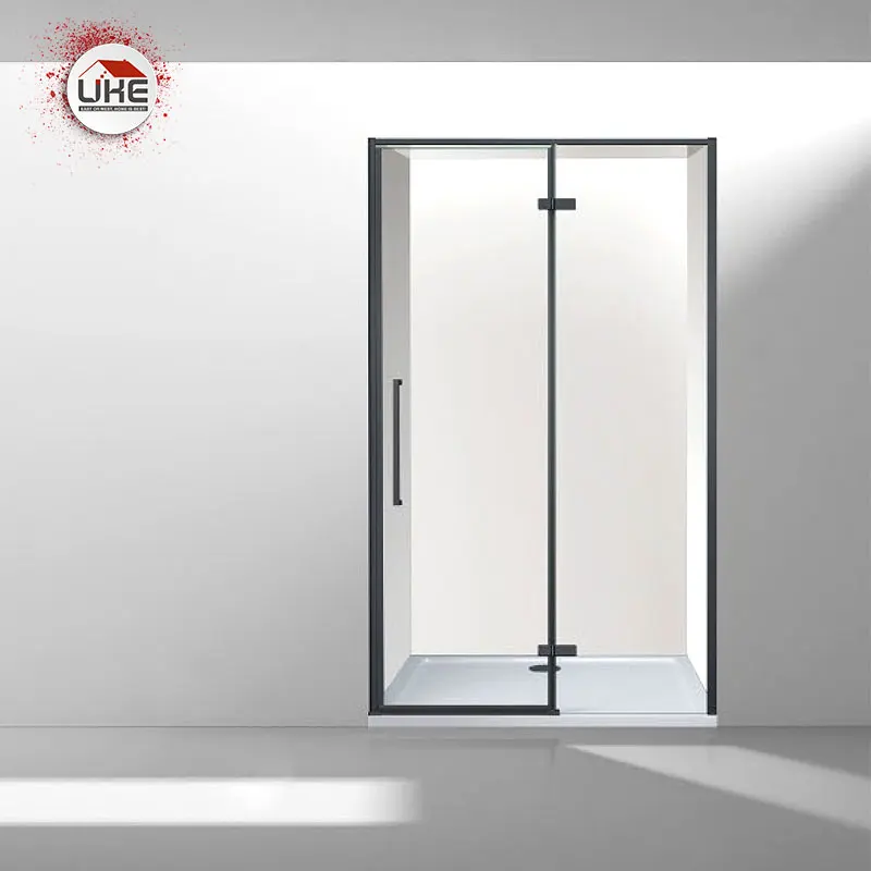 Shower Screen Square Sliding Door Partition Domestic Bathroom Customization Minimalist Shower Rooms 6