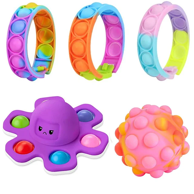 5Pcs Fidget Toys Pack Set For Girls Boys Cool Gadgets Autism Sensory Stress Relief For Kids Fidgetspeelgoed Antiestres Niño 3