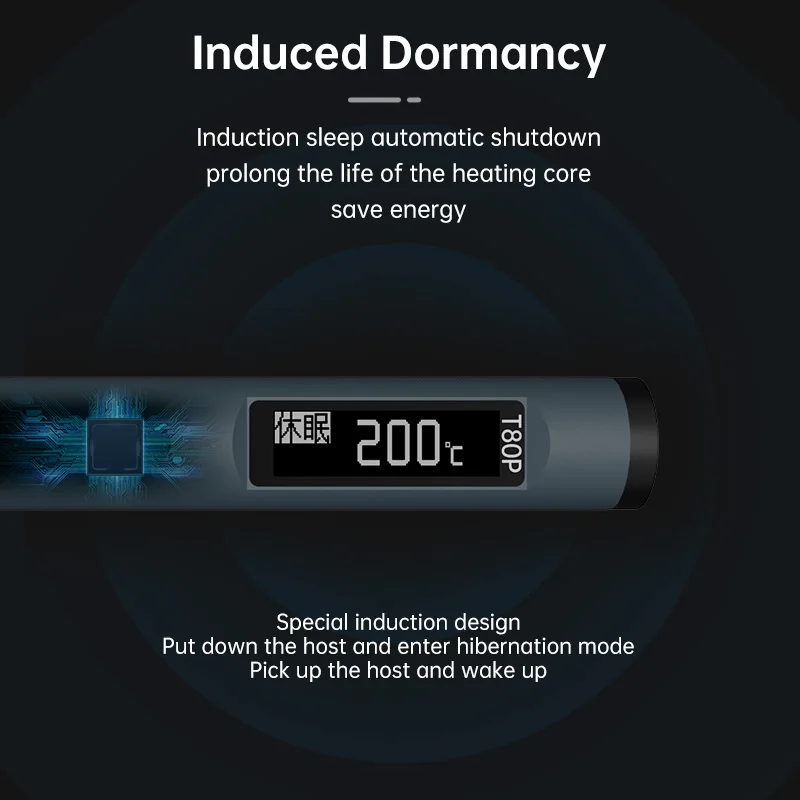 ALIENTEK T80/T80P 납땜 인두 조절 가능한 온도 100W 빠른 열 휴대용 디지털 스마트 전기 용접 스테이션 키트 C245