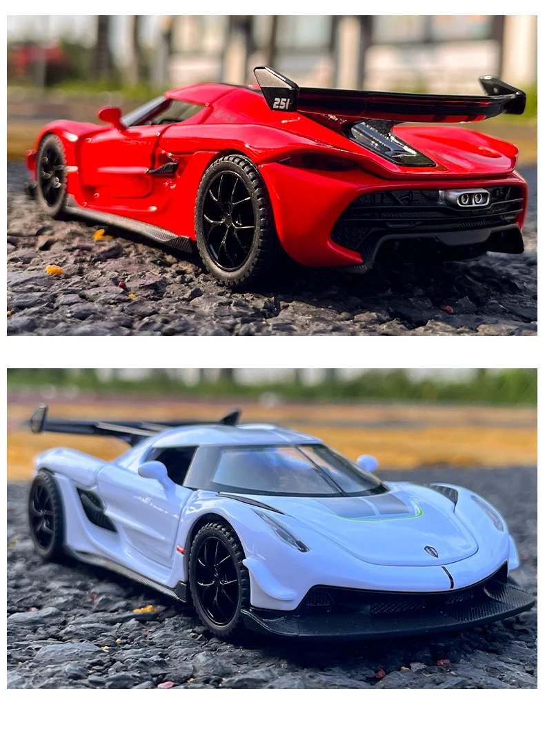 Koenigsegg Jesko 1:32 Ölçekli Model Araba