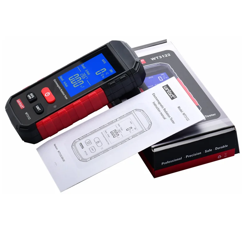 Geiger counter new WT3122 electromagnetic field detector  wave radiator mobile phone radiation tester audible  visual alarm 3