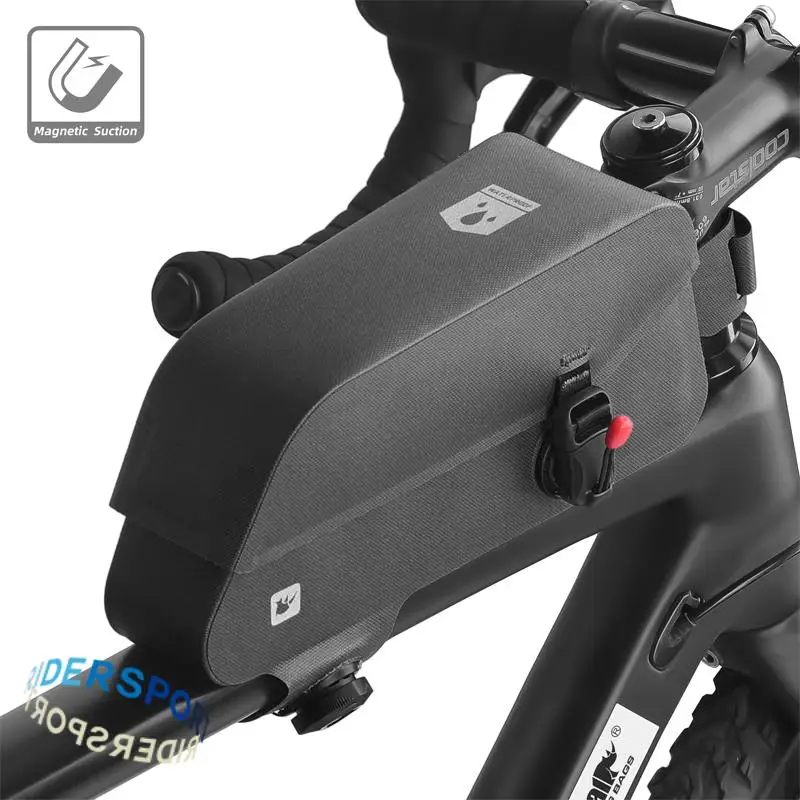 

Сумка на верхнюю трубу велосипеда Rhinowalk, водонепроницаемая вместительная сумка Pannier, дорожный велосипед, сумка на переднюю раму горного велосипеда, велосипедные аксессуары