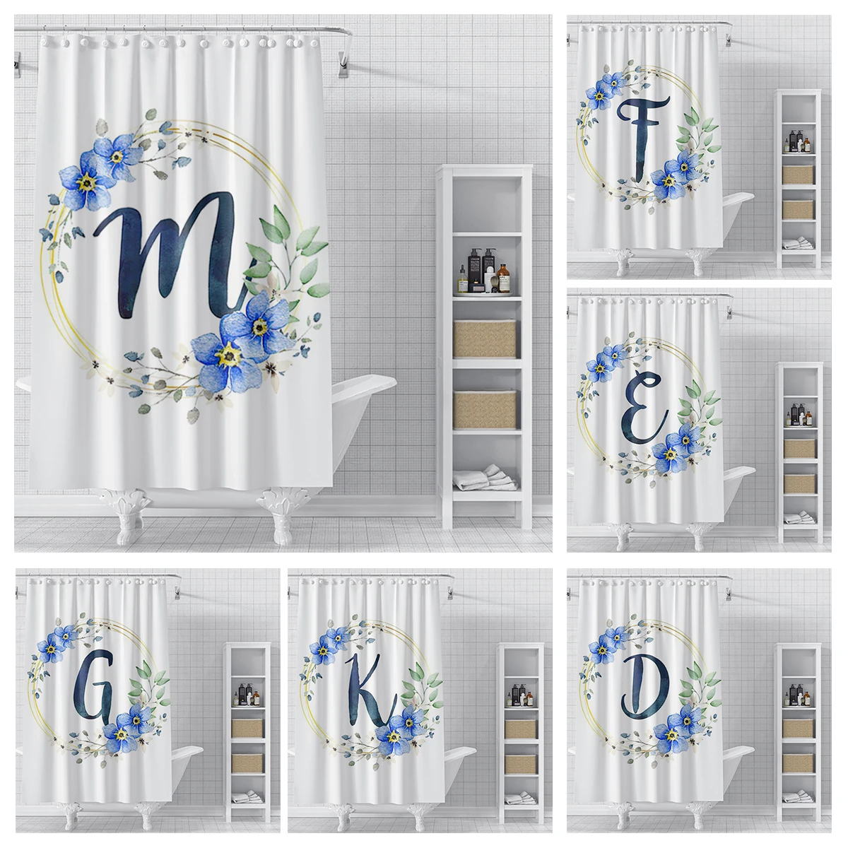 

Home decor 26 letter shower curtains for bathroom waterproof fabric bathroom Curtains modern shower curtain 180x200 240x200