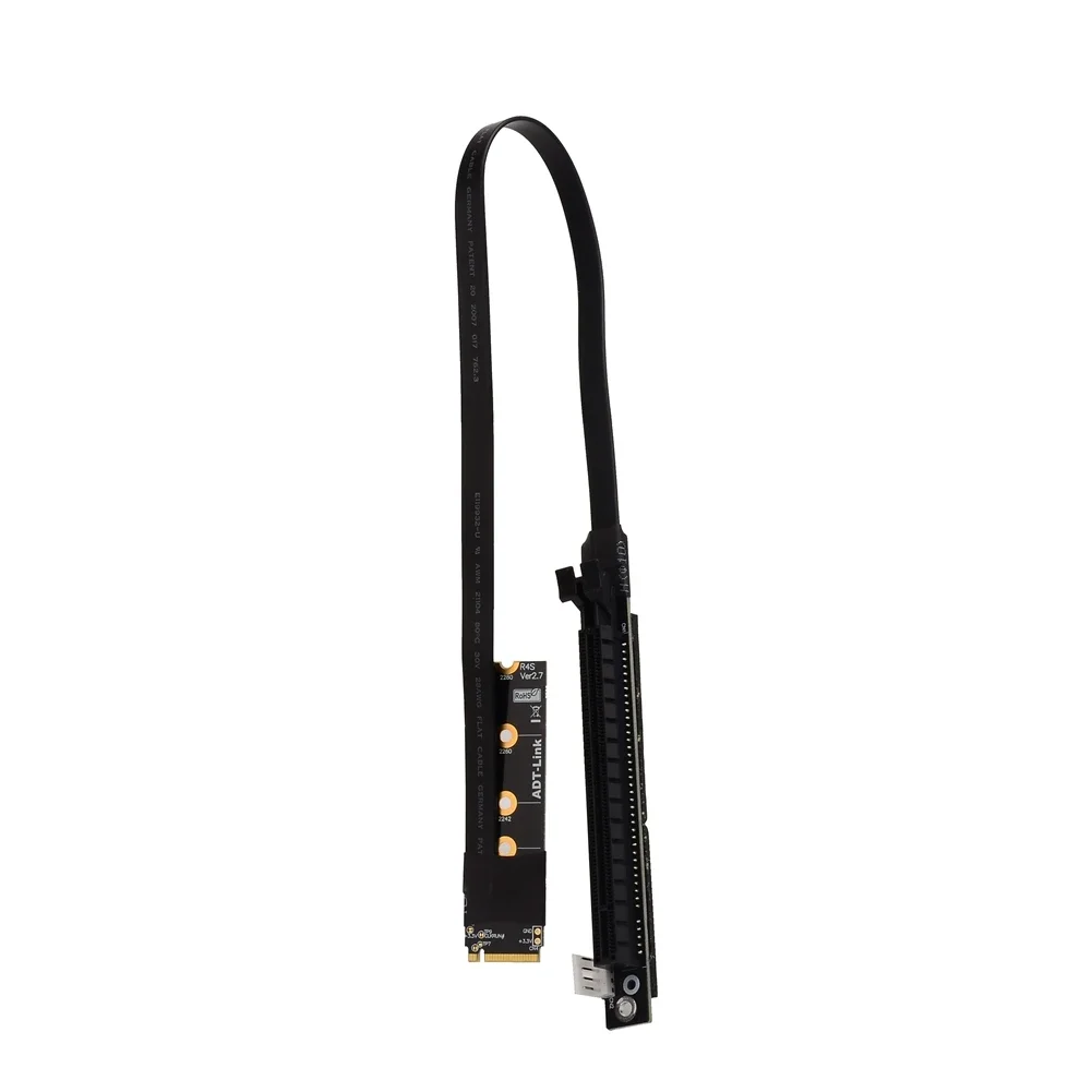 Nova M.2 Nvme para Pcie 4.0x16 Extensor Gen4 3.0 Riser Adaptador Jumper Btc Cabo de Mineração Gpu Gtx Rtx Placas de Vídeo Gráficos Nvidia Amd - Imagem 5