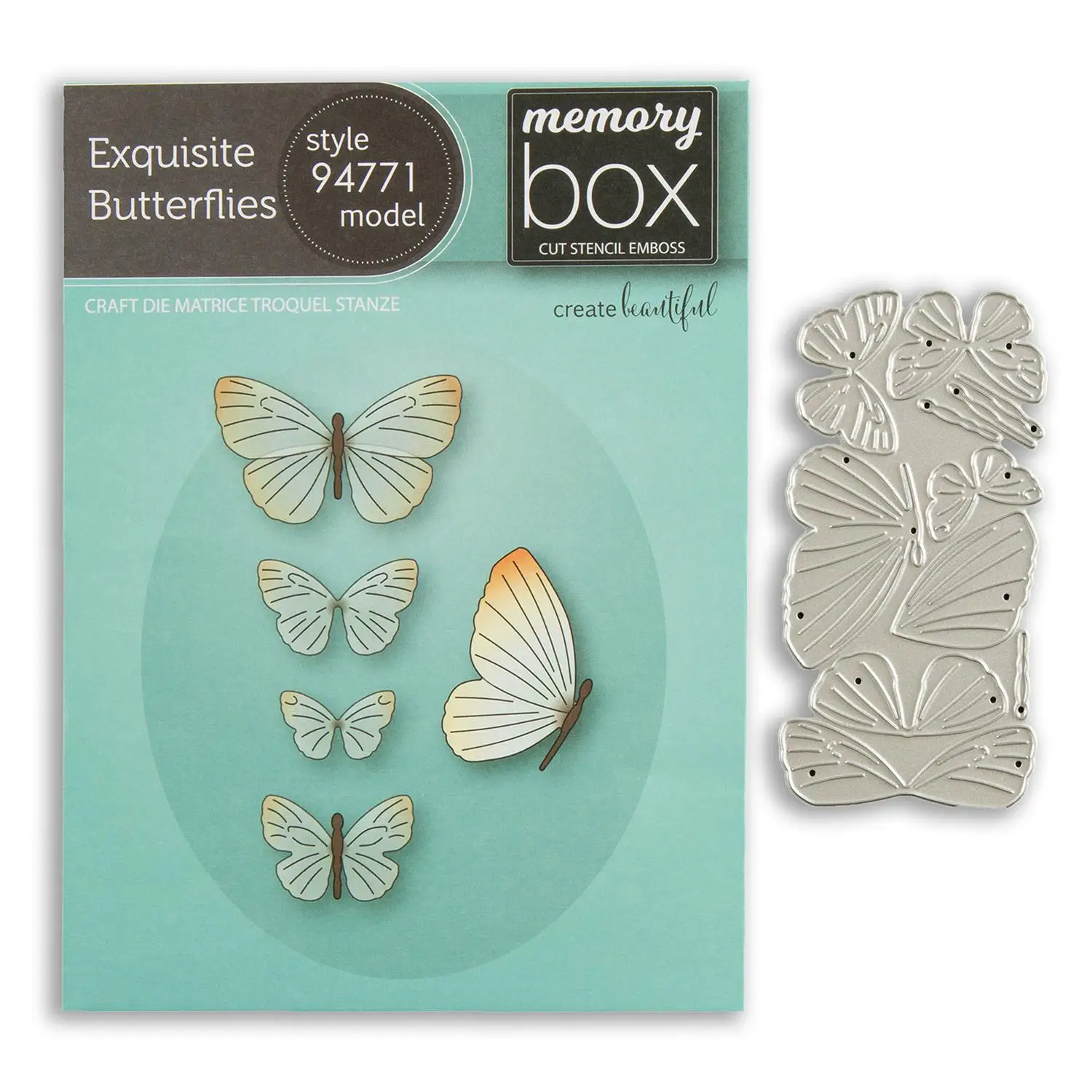 

Exquisite Butterflies Metal Cutting Dies For DIY Making Card Scrapbook Embossed Paper Album Craft Supplies Template Decoration