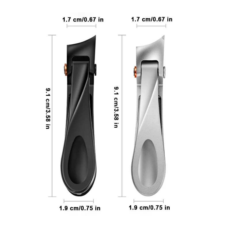 1pcs Toe Nail Clippers for Men Thick Ingrown Toenails Large Wide Jaw Opening Slanted Long Handle No Splash Fingernail Clipper toe nail clipper