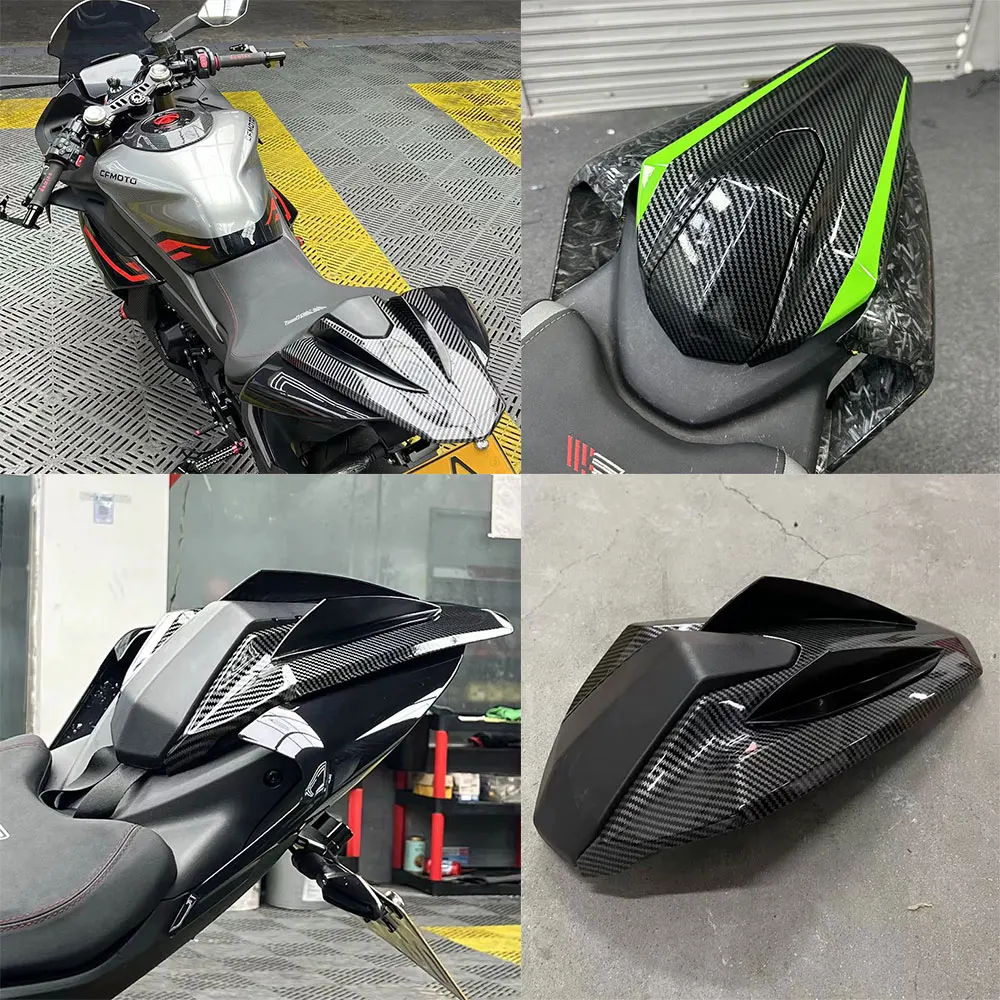 

For CFMOTO 450SR 450 SR 2022 2023 Motorcycle Accessories Pillion Rear Fairing Seat Cowl Cover Hump Fairing Carbon Fiber Black