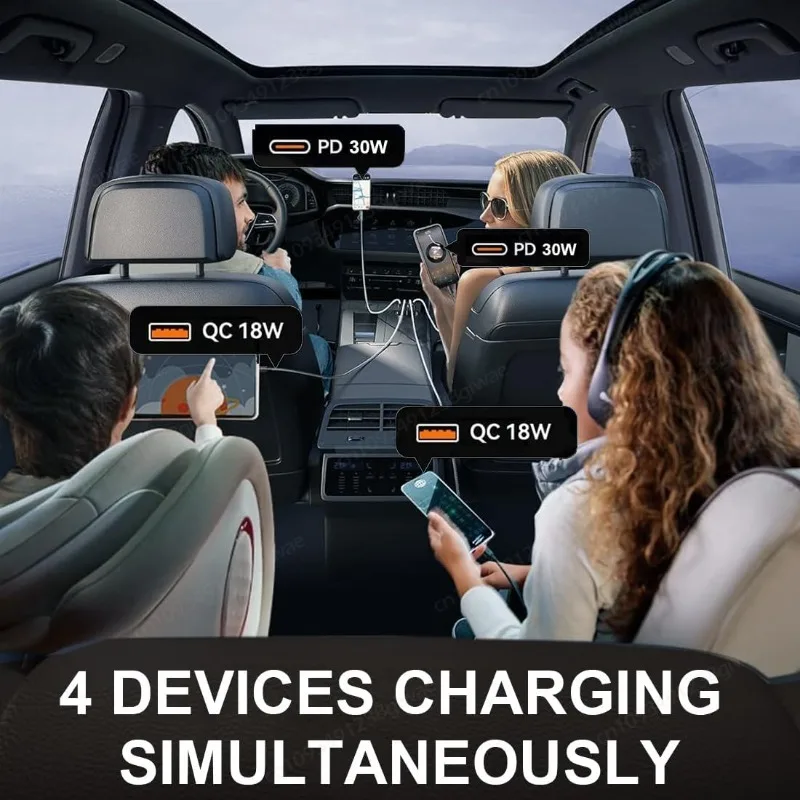 Waterproof 96W USB Outlet with Dual USB-C and Quick Charge 3.0 Ports