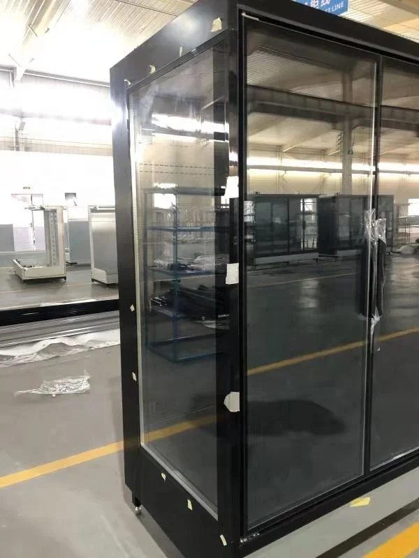 2024 Hot Sale China Supermarket Refrigerator and Freezer Commercial Display Cooler Fridge With Glass Door - Image 4