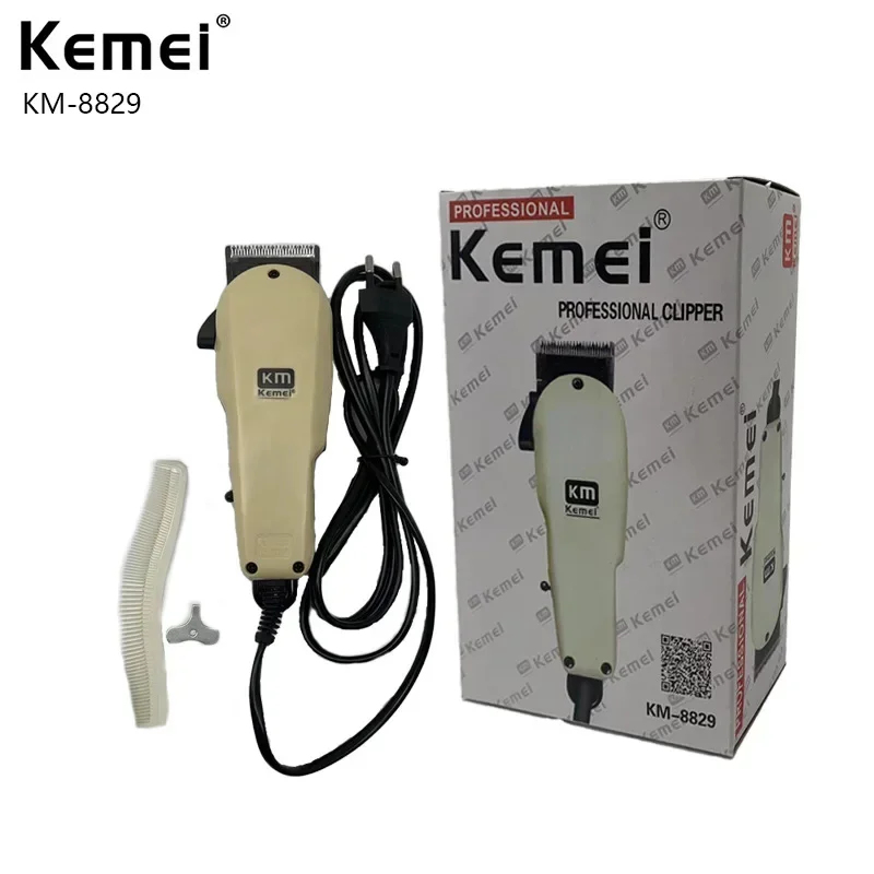 Kemei/Kemei Barber Clipper KM-8829 AC High Power Plug and Play Hair Clipper Cross-border Oil Head