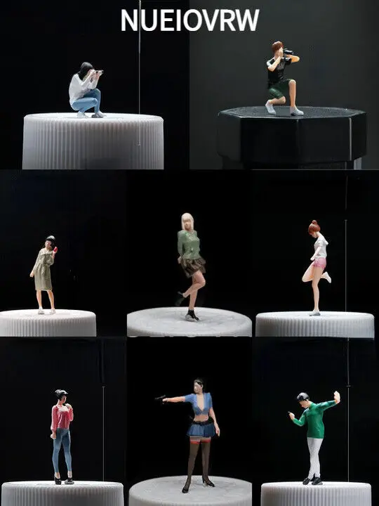 

1/64 Diorama Figure Model Outdoor Street Figure Model Scene Display Doll Model