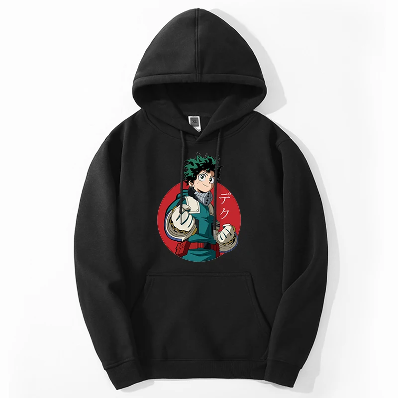 

My Hero Academia Hoodie Sweatshirts For Men 2024 Anime Graphic Pullover Oversize Loose New Hoody Clothes Sudaderas