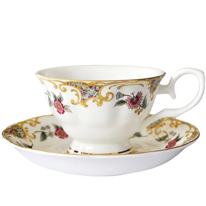 

HF Wholesale Supply of Bone China Porcelain Coffee Cup Cup European Bone China Cups Afternoon Cup Set