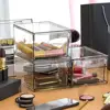 Stackable Organizer Drawers Anti-slip Acrylic Bins Stackable Dustproof Makeup Organizer Closet Bathroom Kitchen Storage Bins 5