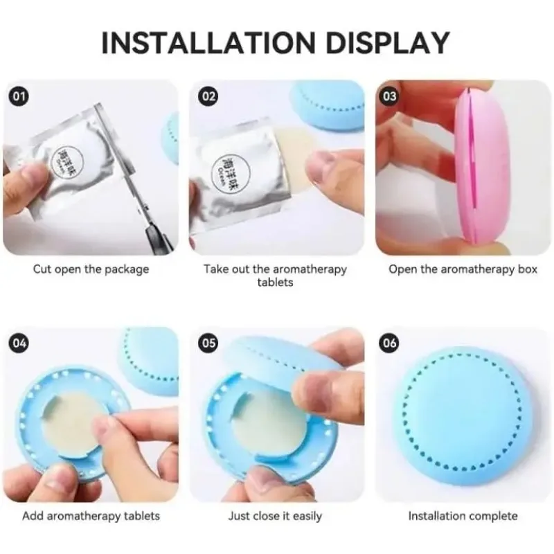 1 قطعة معطّر الهواء الصلب المرحاض الروائح العطر مز...