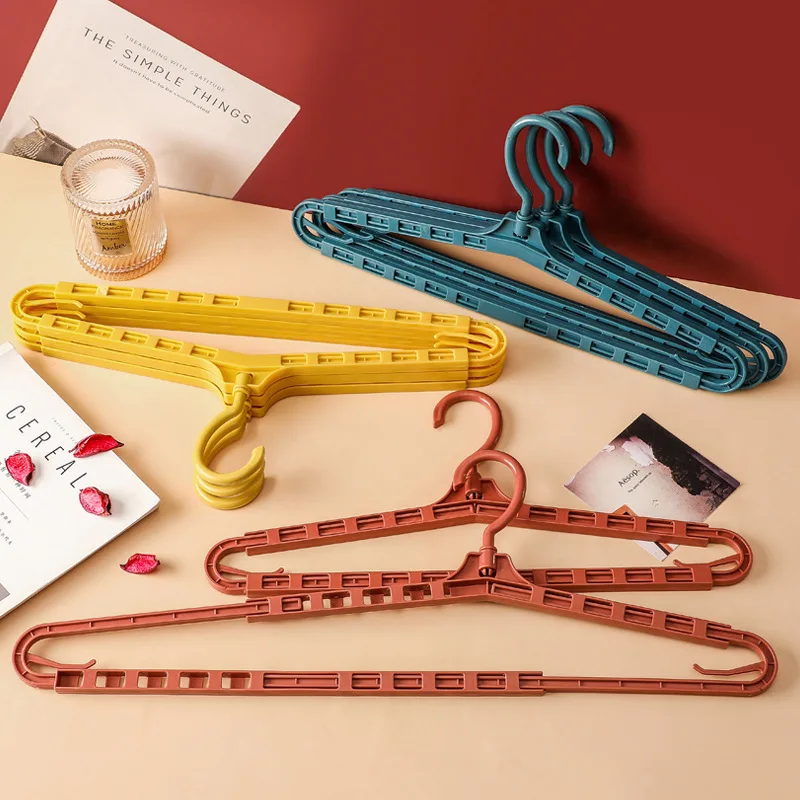 Retractable Non marking Hanger Multi port Support Hangers for Clothes