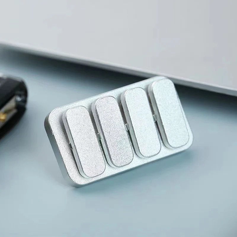 Piano Keys Haptic EDC Fidget Slider Metal Anti Stress Autism Anxiety Relief Gadget Brinquedos Para Al&iacute;vio Do Estresse