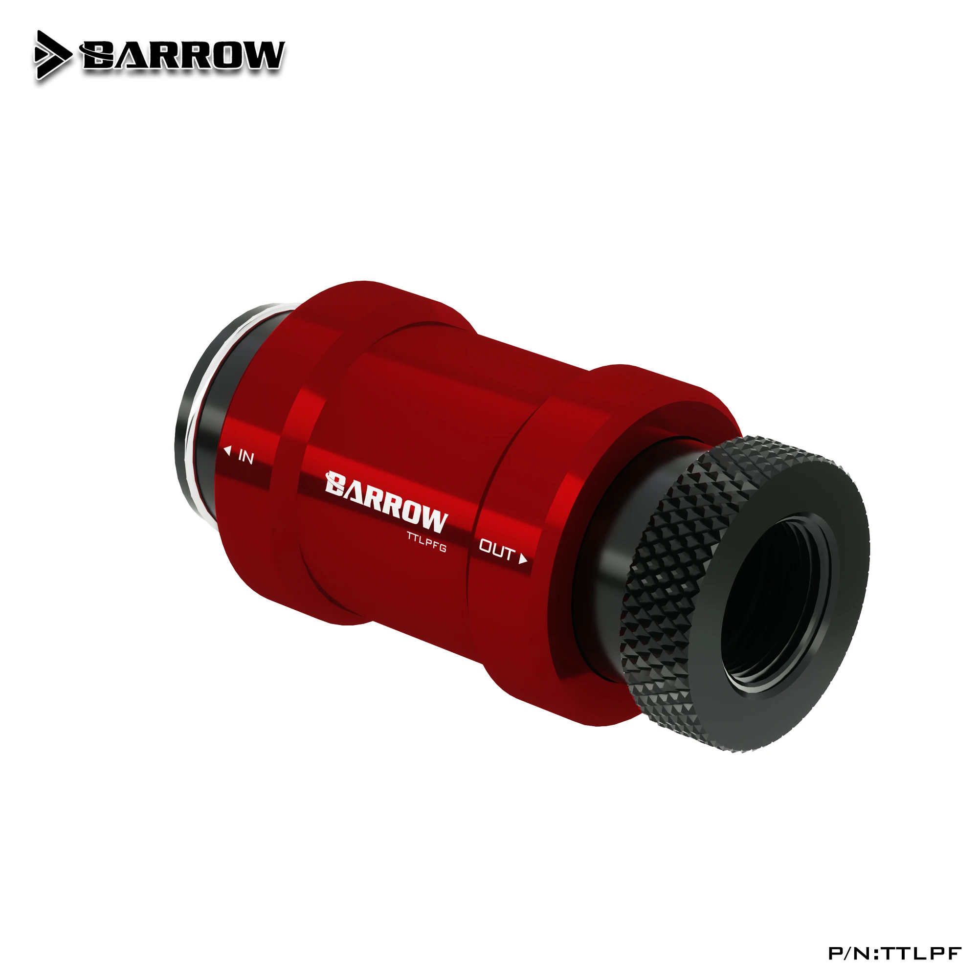 Barrow TTLPF G1/4 Water Cooling Valve Fitting Mini Water Computer Cooler Multi-color Flat Push Type Valve PC Parts
