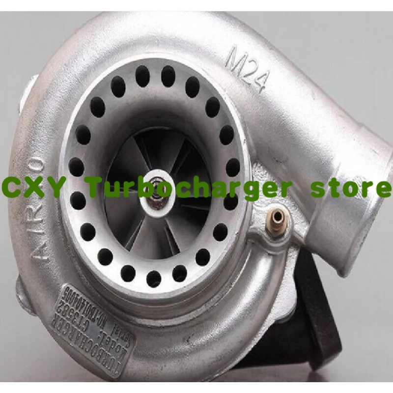 Universal Turbo Gt30 Gt3037 Gt3076 T3 Flange A/R .6 Turbine A/R .82 Turbo Turbocharger Water 3.0L-5.0L 6 8 Cylinder