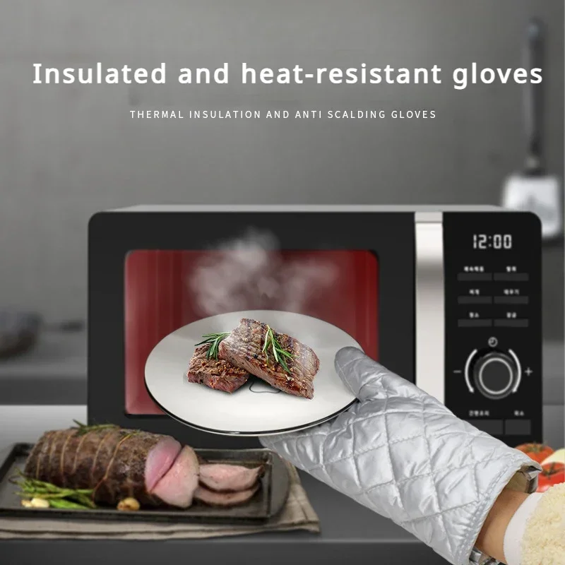 1 Pc Cotton Fashion Kitchen Pad Cooking Microwave Baking BBQ Oven Potholders Oven Mitts Kitchen Gloves Mitts