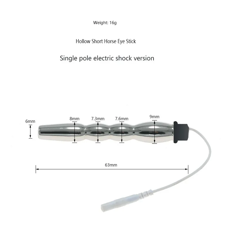 Electric Shock Catheter Sounding Medical Themed Stimulate Penis Plug Masturbation Sex Products Urethral Dilator Sex Toys For Men
