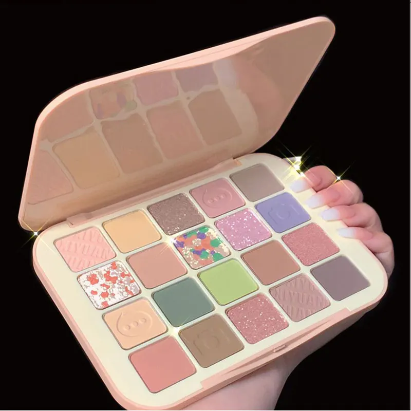 

Multichrome Shimmer Eyeshadow Palette Long-lasting High-Quality Matte Powder Eye Shadow Eye Glitter Korean Makeup Palette