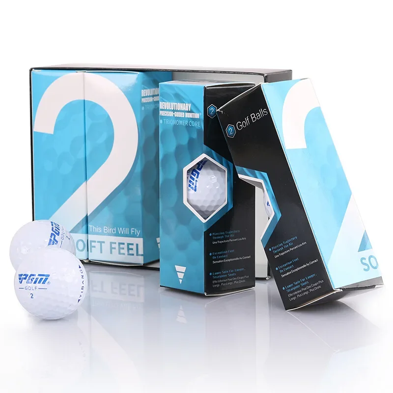 PGM Original Golf Ball Two Piece Match Ball Gift Box Package Golf Ball Set 12pcs Set Game Use Balls Q022 6