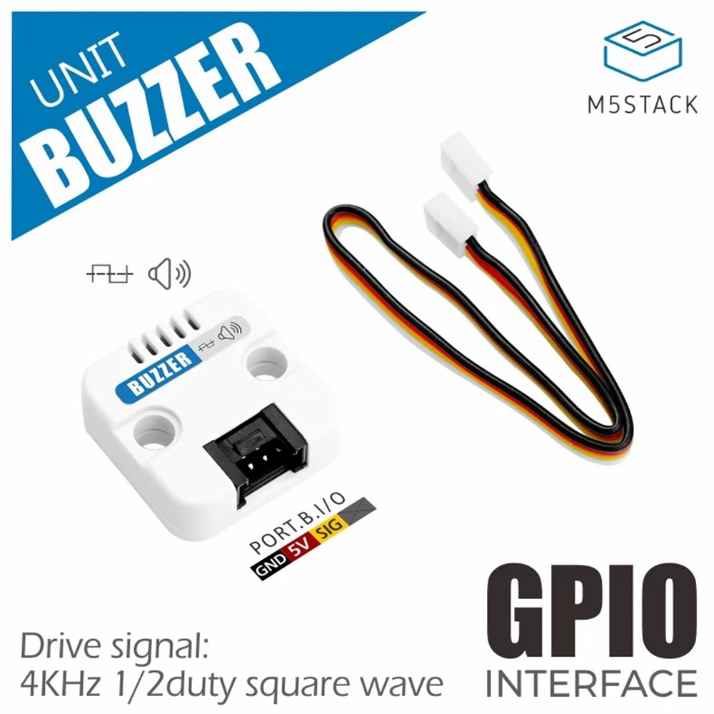 

M5Stack BUZZER Passive buzzer sensor 4KHz Frequency signal driven alarm reminder