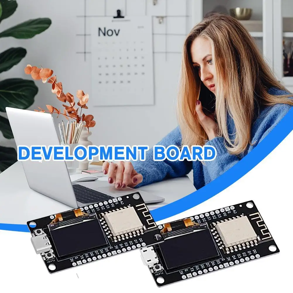 

Макетная плата NodeMCU ESP8266 V3 с OLED-дисплеем 0,96 дюйма