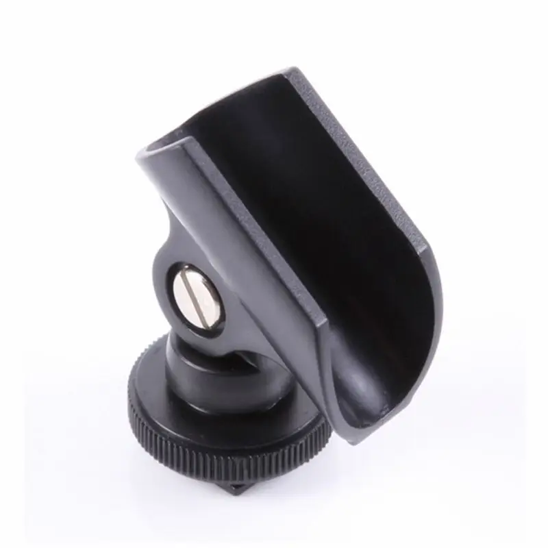 DSLR Camera Hot Shot Microphone Stand for 19-21mm Diameter Microphone Clips for Interview DSLR Camera Holders Mount K1KF