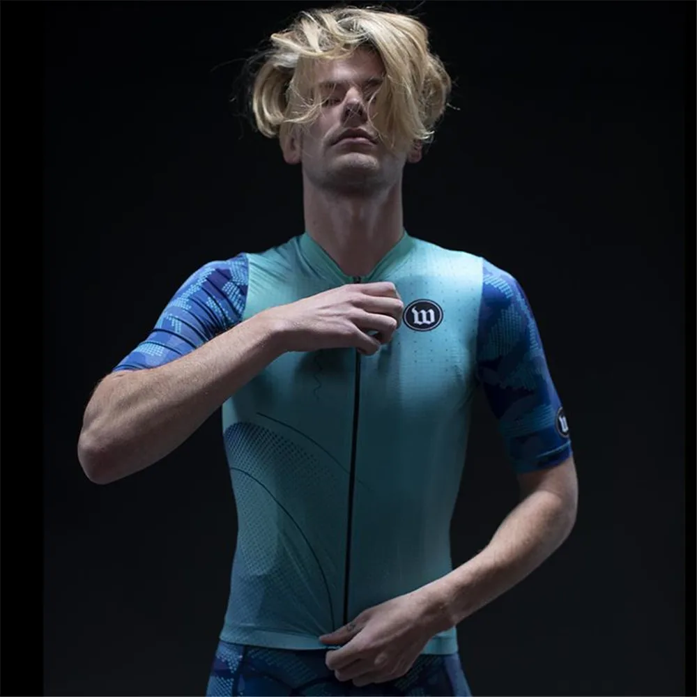 Camiseta de ciclismo profesional Wattie Ink para hombre, camiseta de triatlón, ropa de ciclismo de manga corta, ropa de carreras de montaña, ropa de ciclismo para hombre, camisetas de montaña