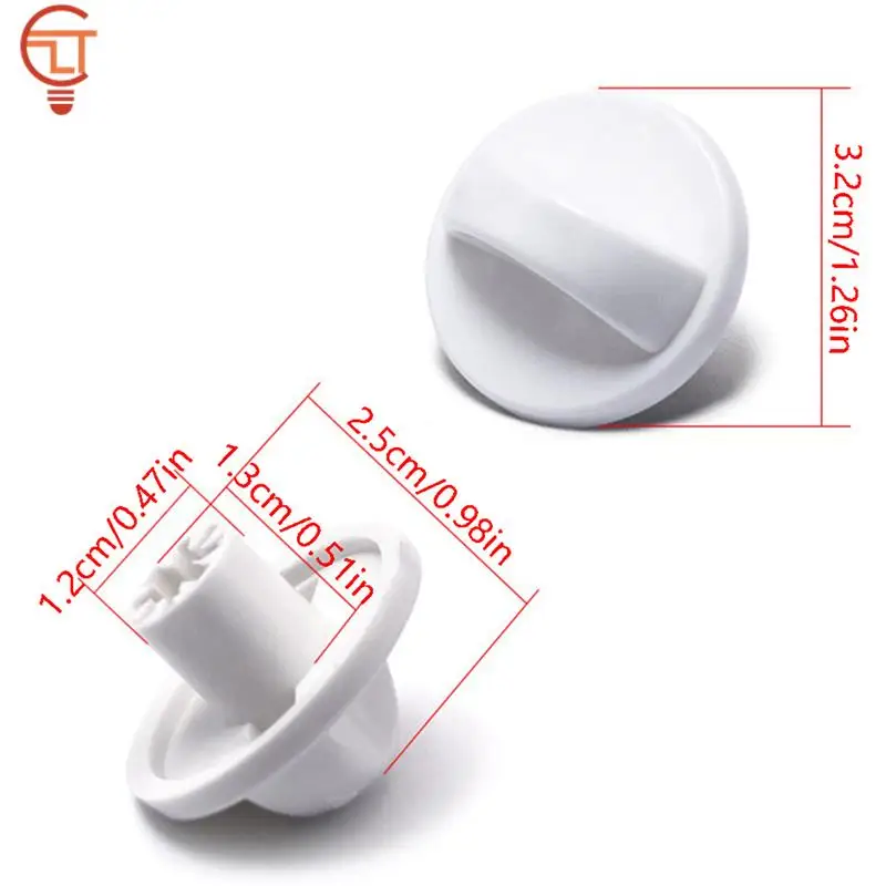 5PCS White Plastic General Design Speed Control Knob For Electric Fan ...