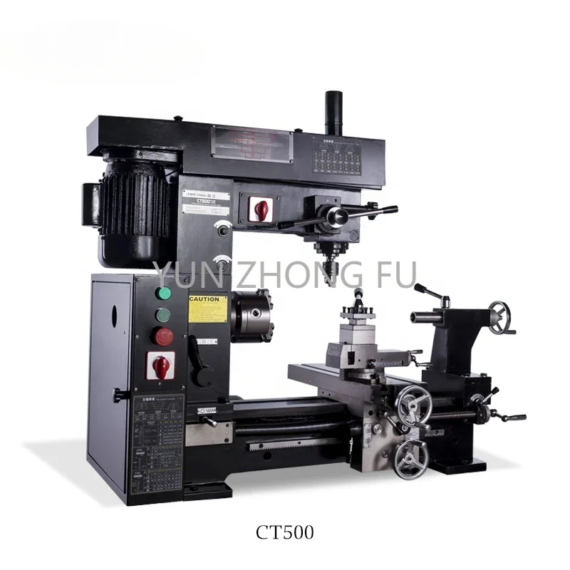 

3 in 1 mini lathe mill drill combo lathe and milling machine combination with low price for sale CT500