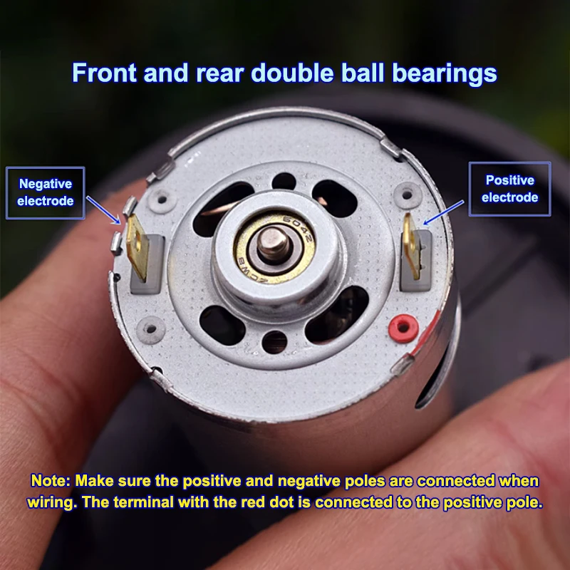 1Pcs 545 Motor DC7.2V 70W Vacuum Cleaner Motor Ball Bearing Micro Motor For Vacuum Cleaner Parts Air Blower Built In Driver