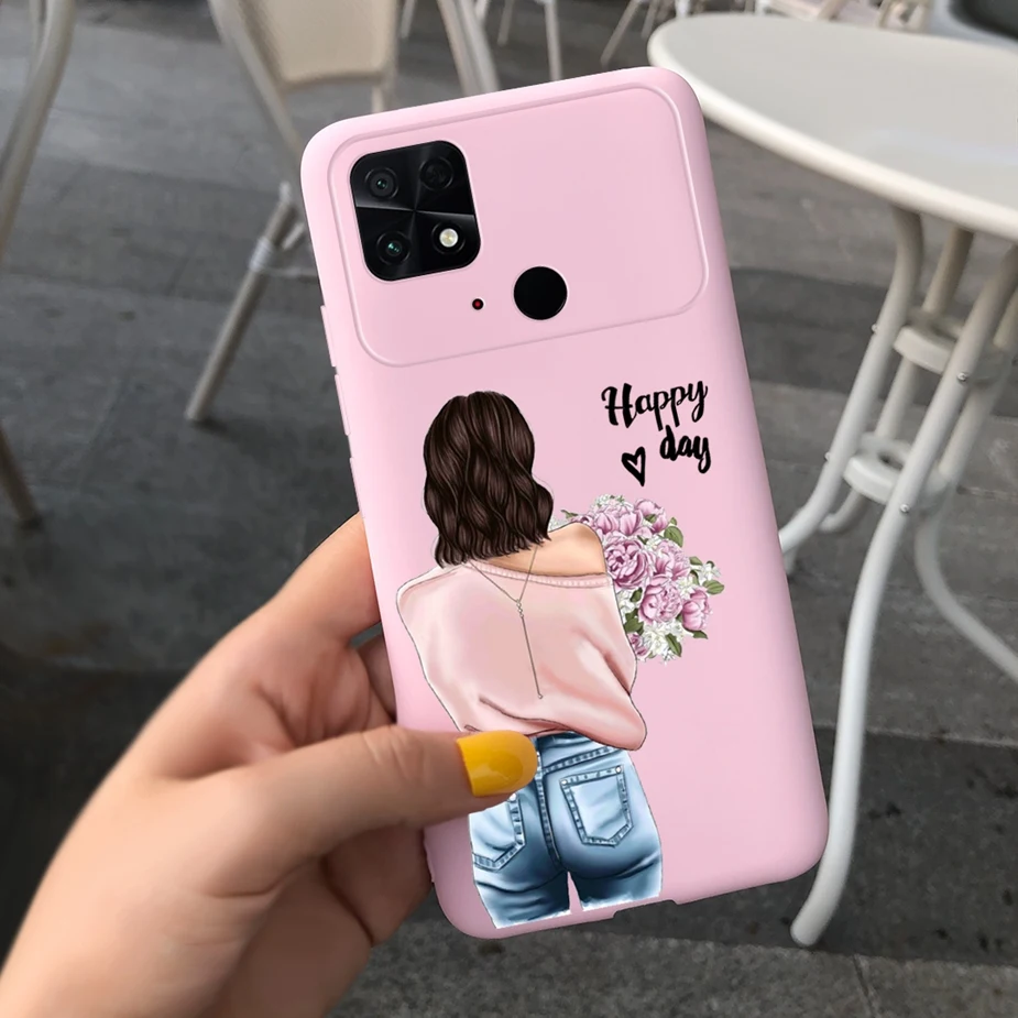 Luxury Cartoon Girls Soft Silicone TPU Bumper Case