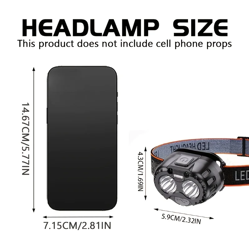 Powerful LED Headlamp 250LM 6