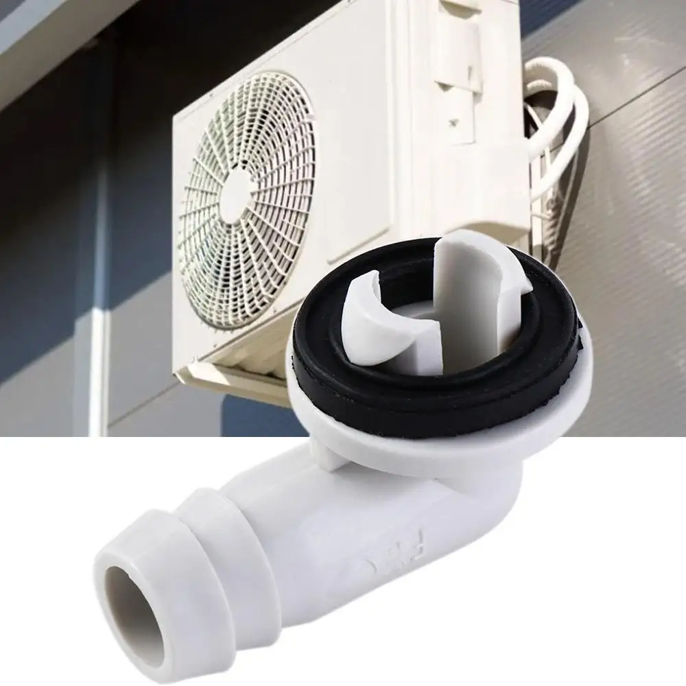 

Elbow Fitting Drain Hose Connector Air Conditioning Drainage Tool Drain Pipe Connector