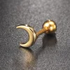 Helix Piercing Butterfly Moon Women's Earring Mini Cartilage CZ Moon Hoops Ear Jewelry Daith Piercing Rook Tragus Body Jewelry 3