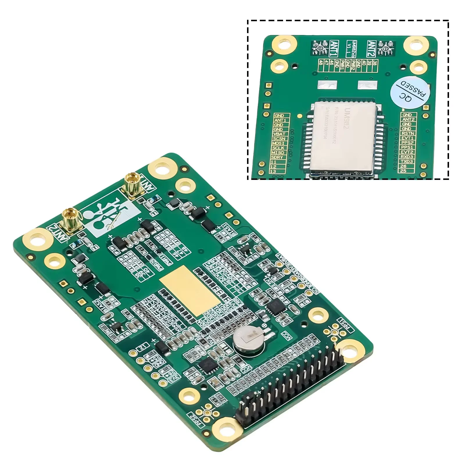 gnss positioning board For Unicorecomm UM982 GNSS RTK Differential Directional Positioning Board High PC Metal Green Tool Accessories