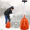 Detachable Telescopic Winter Snow Ice Shovel Portable Aluminium Alloy Collapsible Snow Shovel Outdoor Courtyard Cleaning Tool 6