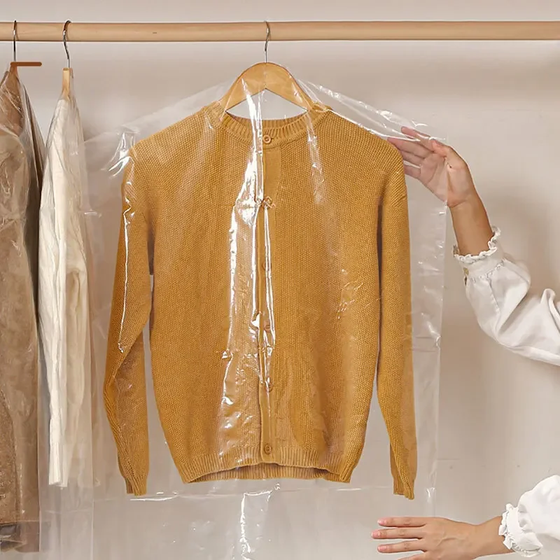Reusable Transparent Clothes Dust Cover for Storage